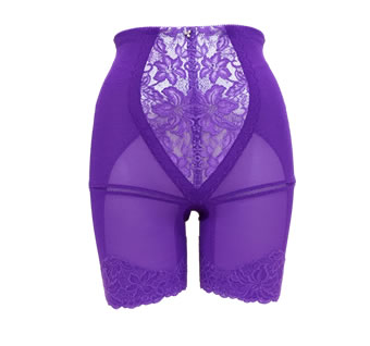 クイーンセミガードル（紫/白サテン）