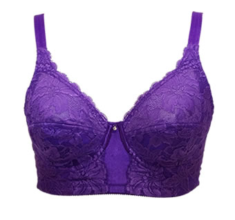 バイオレットブラ（紫/紫サテン）